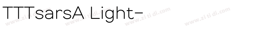 TTTsarsA Light字体转换
